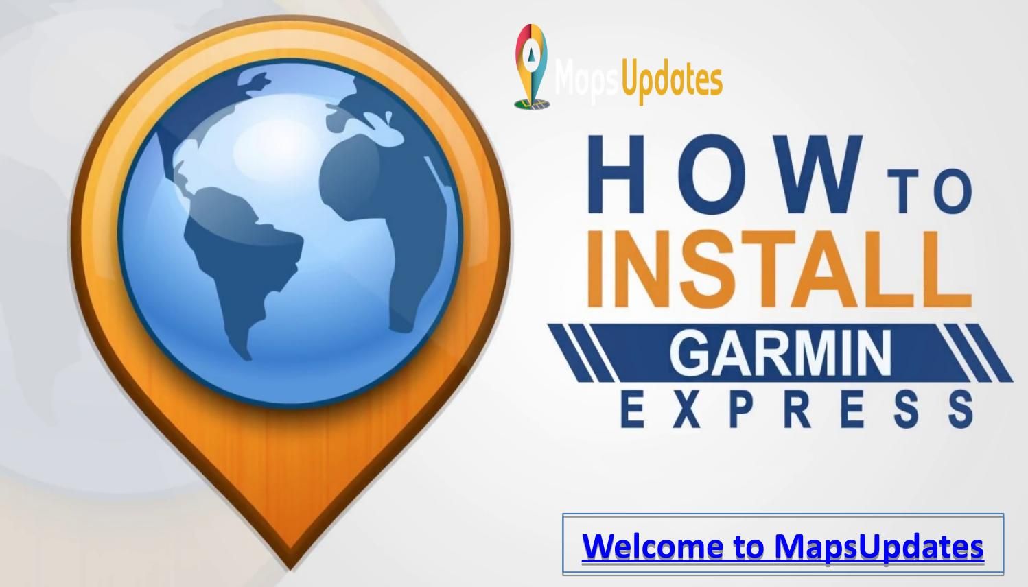Garmin.com/express Updates
